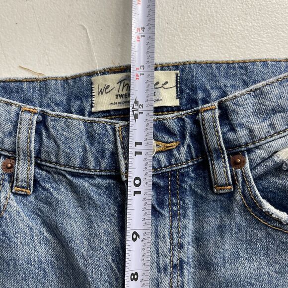 We The Free Crvy Jeans Womens 26 Heavily Distressed Jeans Button Fly High-rise - Picture 16 of 16